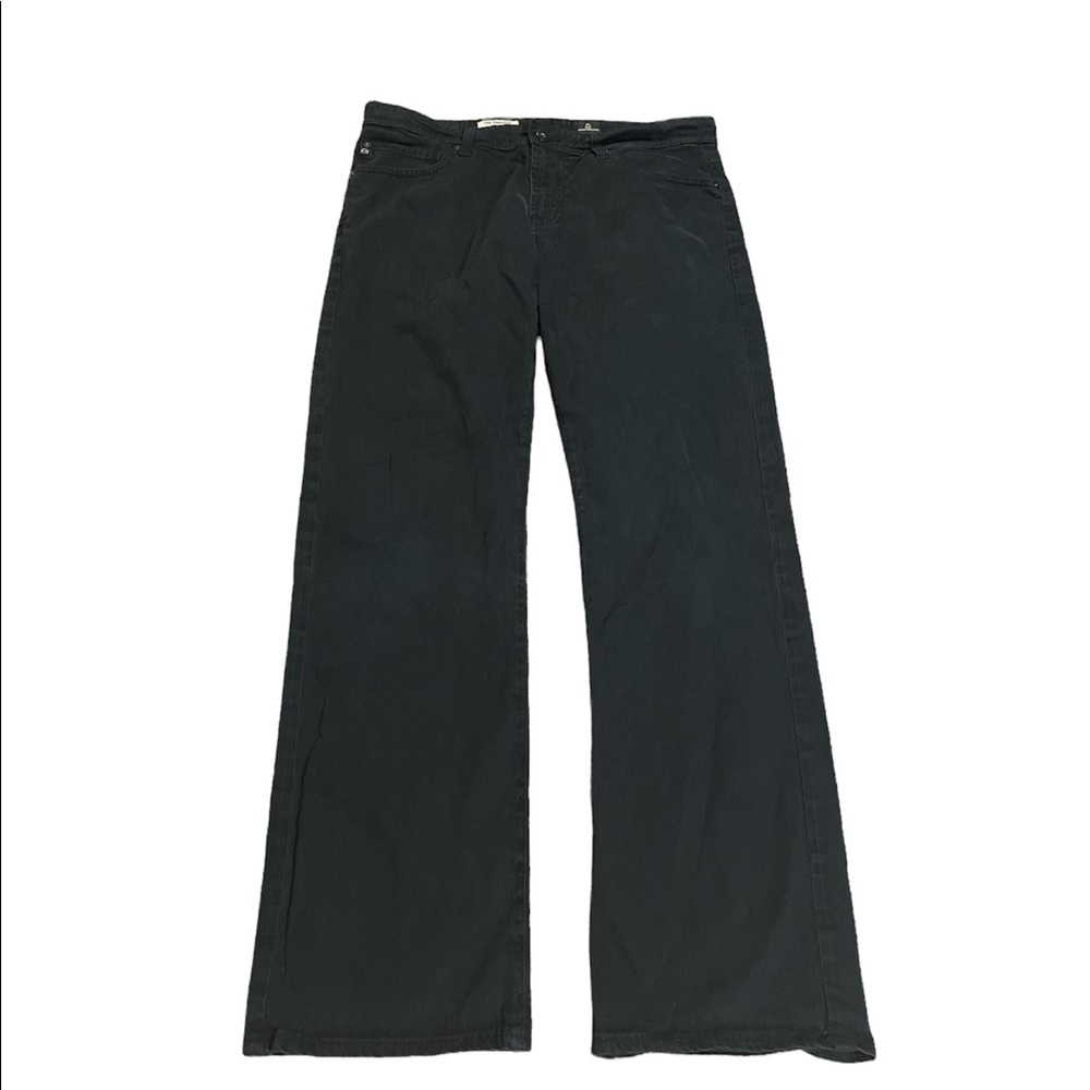 Adriano Goldschmied The Protege Straight Leg Black Denim Jeans Size 33x32